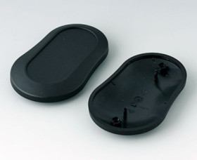 PMMA enclosure, (L x W x H) 84 x 53 x 19 mm, black (RAL 9005), B9006906