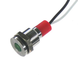 Panel LED 12V, zielona 10mm LED Wyprowadzenia CML Innovative Technologies