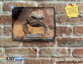 Eye-catching WIZBALL Inspired. Rustic Old Looking - Metal Sign