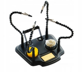 Uchwyt montażowy trzecia ręka ze złączami typu krokodylki na gęsiej szyji MP-KnGS-11M-1