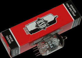 EAA91 Electron tube, rectifier tube, miniature, 7-pin, 6.3 V