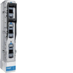 Rozłącznik bezpiecznikowy listwowy PV 3P NH2 400A 12kV 1000V DC szyna 185mm z V-klemą 300mm2 LVSR2VPVK4