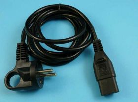 KABEL C13->WT.SIEC. 2,00mb PRO.CZARNY
