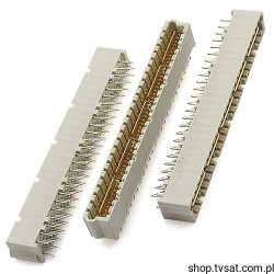 536280-4 Connector 2 x 50 Pin Micro Strip THT TYCO