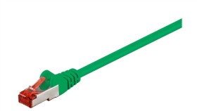 Cat 6 Kabel Łączący, S/Ftp (Pimf), Zielony - Długość Kabla 0.5 M