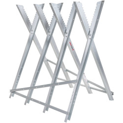 Holzmann Maschinen SBO4X Steel Sawhorse folding 150kg 7.8kg 1pc galvanised