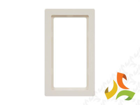 BERKER Q.1 Ramka z dużym wycięciem pionowa biały aksamit 13096089 HAGER