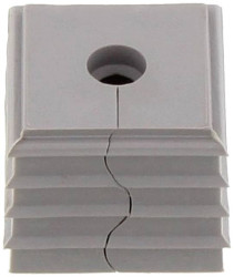 CONTA-CLIP 28566.6 Element uszczelniający KDS-DE 5-6 GR, (D x S x W) 20.3 x 20.3 x 17.7 mm, termoplastyczny elastomer, 1