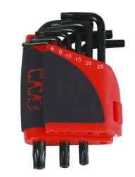 Zestaw kluczy Torx typu L, 9 szt., SAM