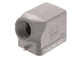 Osłona złączy dużej mocy HARTING Montaż na kablu rozmiar 6B Żeński Wpust boczny rozmiar gwintu M25 x 1.5