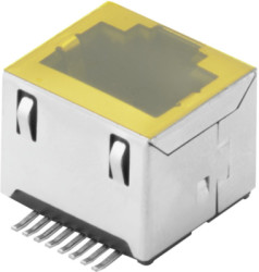 Socket, RJ45, 8 pole, solder connection, 2514600000
