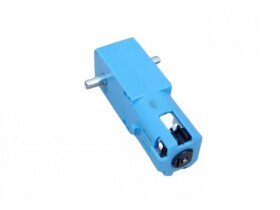 3V-6V TT Class 130 DC Motor - with 1:90 Metal Gear Gearbox - Blue - Double Axis