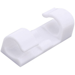 TruComponents 41259 Cable mount Self-adhesive &#xD8;4-7mm Wh 1pcs