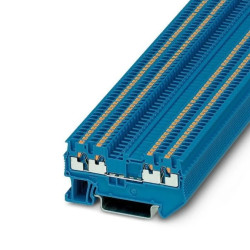 Przelotowa złączka szynowa - PT 1,5/S-QUATTRO BU 3208208 /50szt./