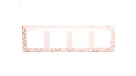 Valena Life Ramka Poczwórna Krem Fantazja 754114