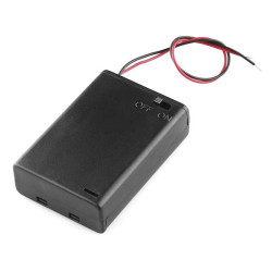 Sparkfun Battery Holder 3xAA with Cover and Switch - Bare Wire
