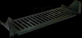 26990404 19" shelf, 2U, black