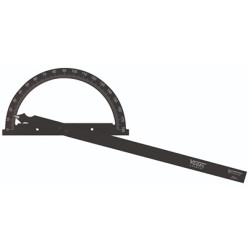 Protractor, 0 - 180°, 150 mm