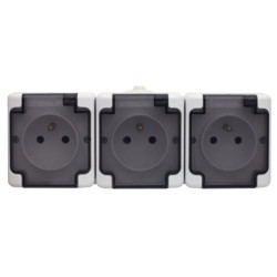 BRYZA biały Gn.potrój. kl.dymna IP54 181440 KOS