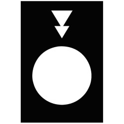 legend - 30 x 40 mm - black - lower, slo