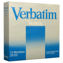 5.25" Diskettes DD "Verbatim Verex"