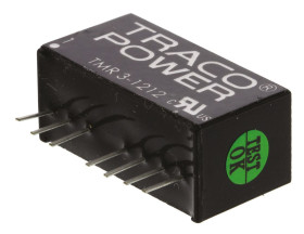 Przetwornica DC-DC, 3W, Uwe 9 → 18 V DC, Uwy 12V dc, Iwy 250mA, TRACOPOWER
