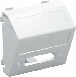 OBO Vertr nośnik multimedialny DVI 45x45mm rws MTS-DV OR OBO Bettermann, 6104790, biały, (S x W x G) 45 x 45 x 26 mm