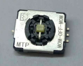 Przełącznik obrotowy wciskany, 12V dc, RS PRO