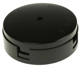 Puszka elektroinstalacyjna, IP 2X, kolor Czarny, RS PRO