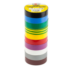 Taśma izolacyjna Repero 701 MULTIKOLOR 19mm/20m 0,18mm TTE701ST-0019-20