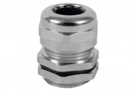 Dławica metryczna z przeciwnakrętką mosiężna MG-63