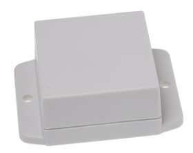 Obudowa ABS szerokość zew. 50 mm długość zew. 50 mm wys. zew. 27 mm RS PRO Biały