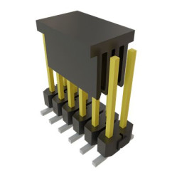 Wtyk PCB 12-pinowe raster: 2.54mm 2-rzędowe Samtec Montaż powierzchniowy