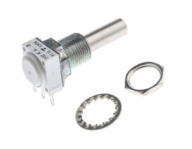 Potencjometr 1kΩ typ Obrotowy Vishay średnica wału 6 mm 0.1W długość wału 25mm Montaż panelowy