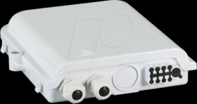 FTTH-BOX-OUT-2 FTTH connection box 8-fold, outdoor