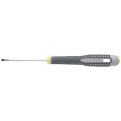 Bahco BE-8230 ERGO Slotted Screwdriver 3-Component Grip Burnished Tip