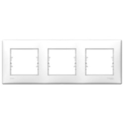 Sedna Ramka potrójna poziom IP44 biała SDN5810721