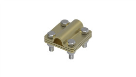Złącze Uniwersalne 3-Elem. 60X60 Bednarka-Pręt16 Mosiądz 214.3.1 Ms 21401310