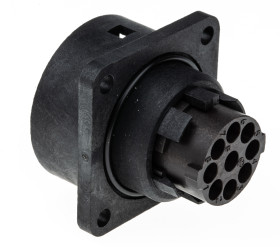 Złącze wielostykowe przemysłowe 8 + PE-pinowe, panelowe Gniazdo Amphenol Industrial