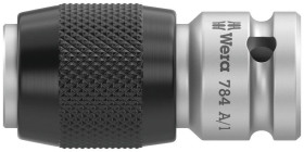 784 A 1/4 Adapter z mechanizmem szybkomocującym Wera, 1/4 x 30 mm, WERA 05042750001
