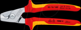 95 16 160 VDE cable cutter, 160 mm, chrome-plated