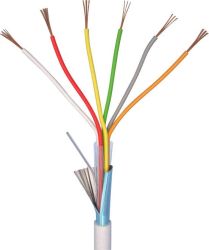 ELAN 70I140 Kabel alarmowy LiYY 6 x 0.22 mm² biały 10 m