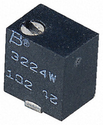 Potencjometr dostrojczy 100Ω SMD 0.25W 12 -zwoje Regulacja górna