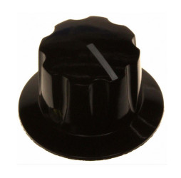 Knob Finger-grip 1-1/2 In.Black