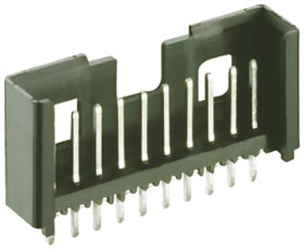 Wtyk PCB 2-pinowe raster: 2.5mm -rzędowe Lumberg Przewlekany 5.0A 160.0 V.