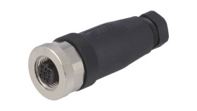 Złącze Okrągłe M12 Żeńskie Proste Nieekranowane 5Pin 60V Pg7 T4110401051-000