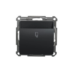 Łącznik hotelowy elektroniczny, czarny antracyt, Sedna Design i Elements SDD114121E