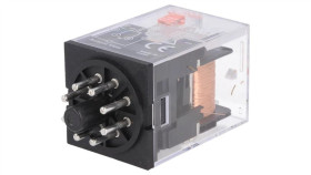 Mks2p-110Ac Przekaźnik: Elektromagnetyczny Dpdt Ucewki: 110Vac 10A/250Vac