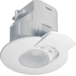 KNX system Podtynkowy czujnik obecności DALI IR z ciągłą reg. natężenia, biały TCC521E