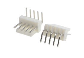 Złącze szpilkowe 5-pinowe raster: 2.54mm -rzędowe Molex Przewlekany 250.0 V.